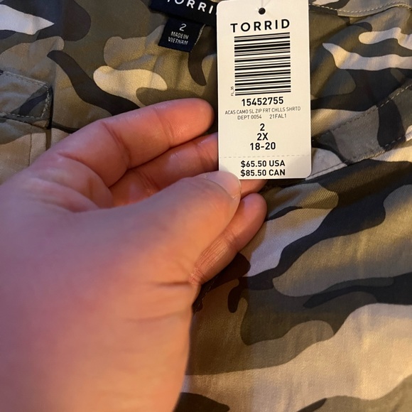 Torrid camo dress 2 (20-22) - Picture 2 of 2